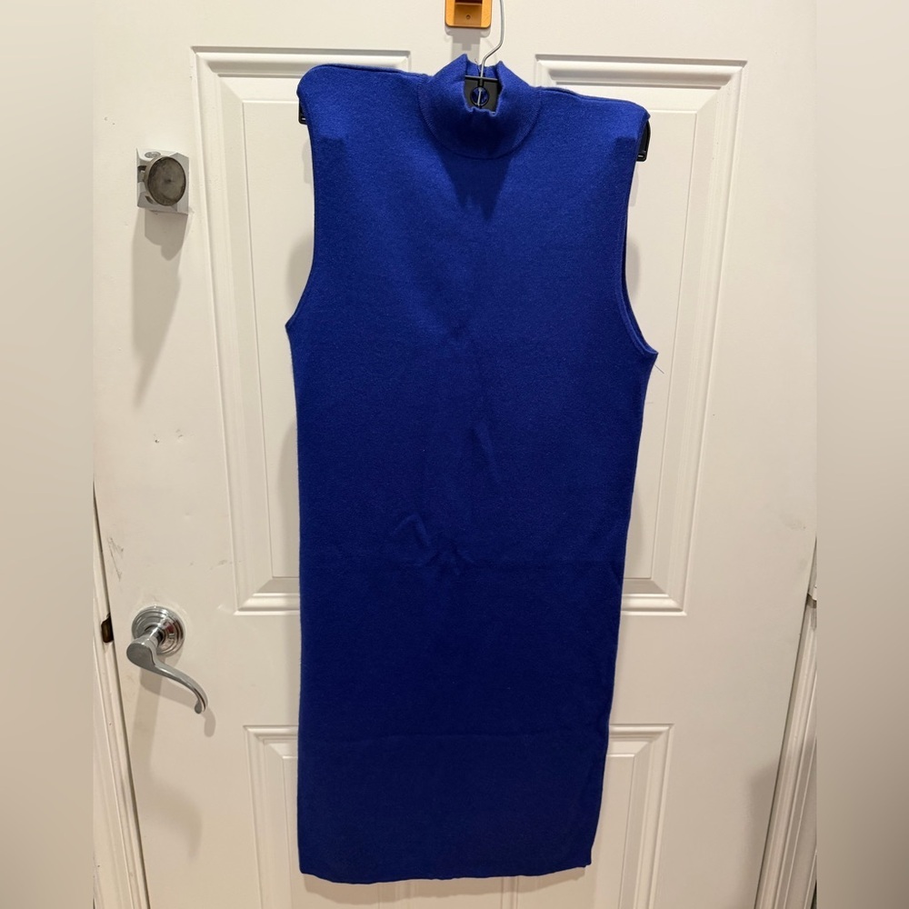 Ralph Lauren Purple Label Mock Neck Dress Sz L